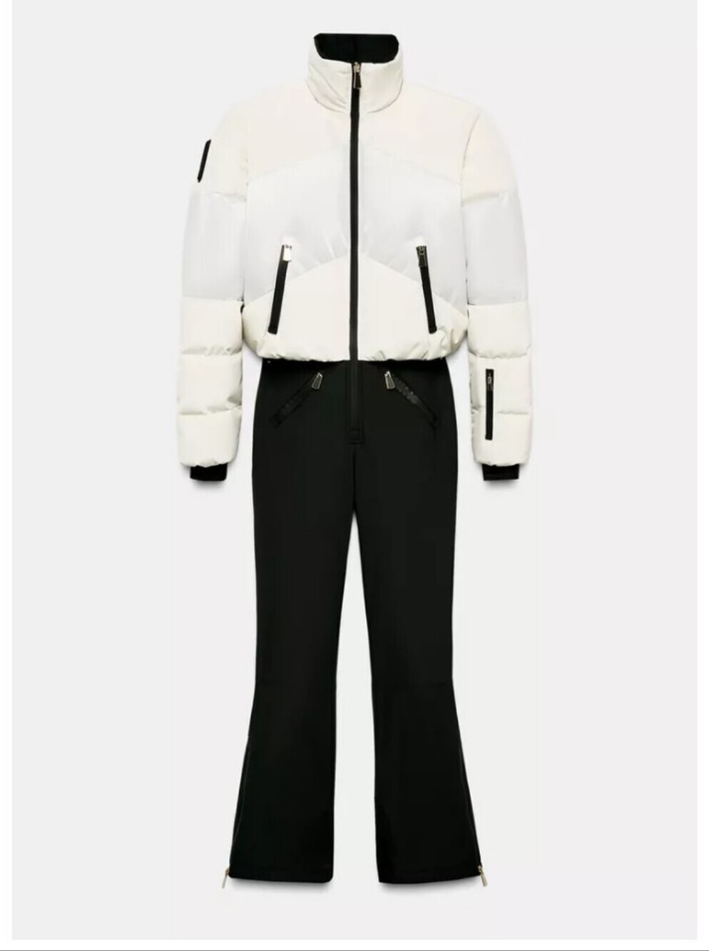 Zara Combined Puffer Water And Wind Resistant Ricco Ski Collection Overall - Picture 9 of 16